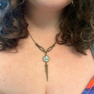 Swarovski Crystal w/ Sterling Silver Chain, 17-18.5” adjustable length necklace